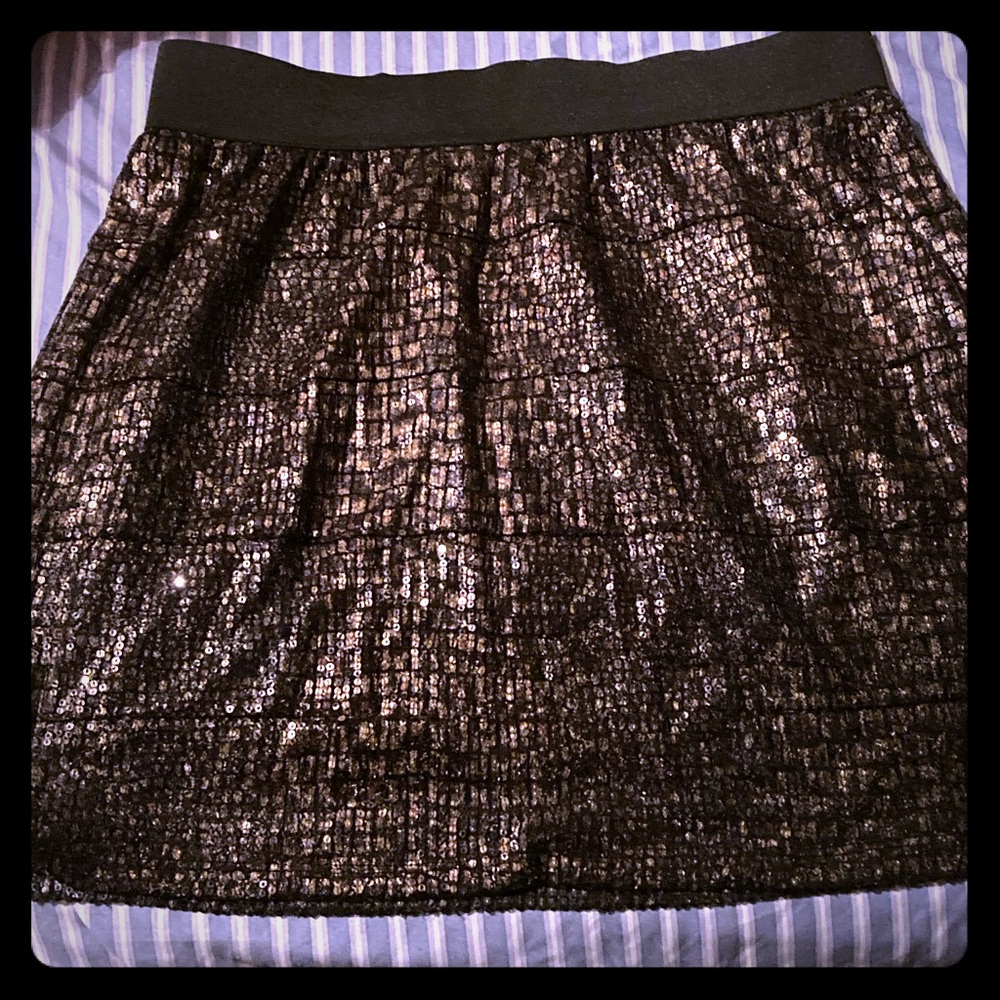 Leopard mini skirt